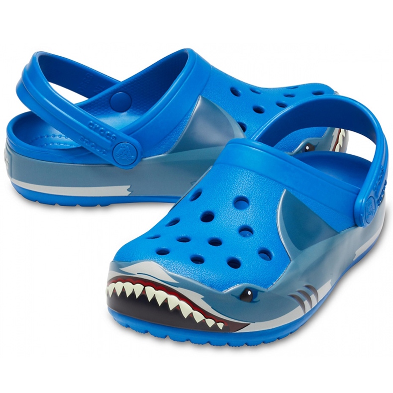 Crocs za djecu Zabavna laboratorijska traka za morske pse Clg K plava 206271 4JL