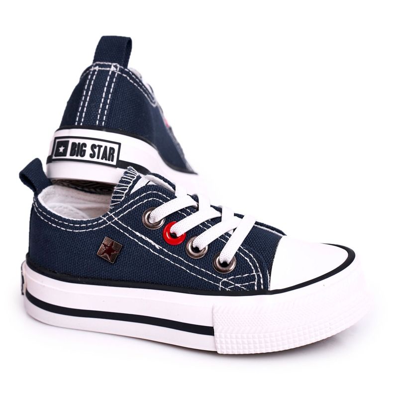 Dječje klasične niske tenisice Big Star HH374091 Navy Blue ['mornarica'] plava