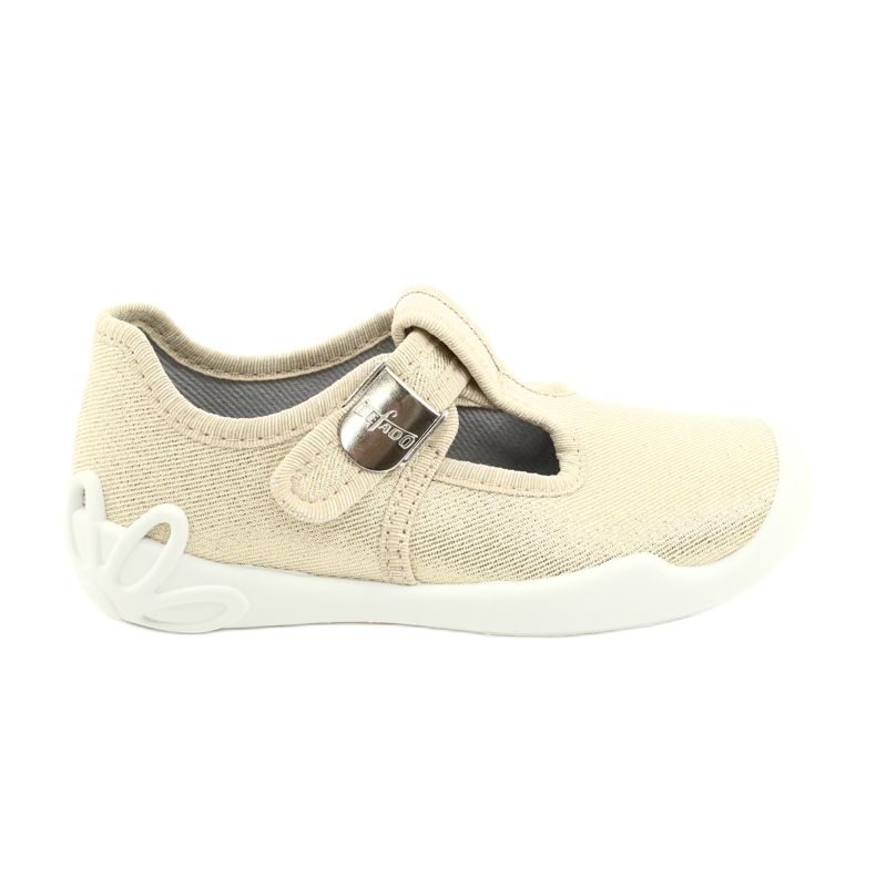 Befado dječje cipele blanka zlatna 115X003