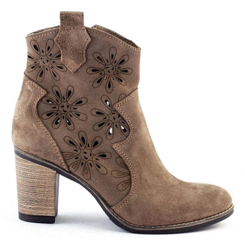 Olivier Ažur visoke pete Lena tamno bež