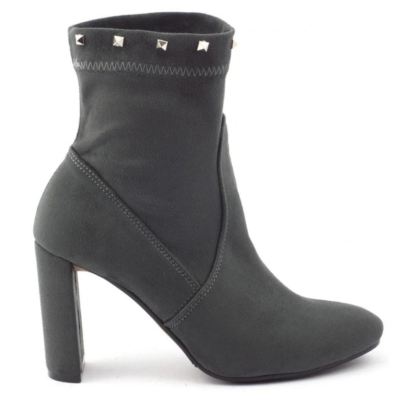 Čizme Neścior 090-A grafitne raznobojna