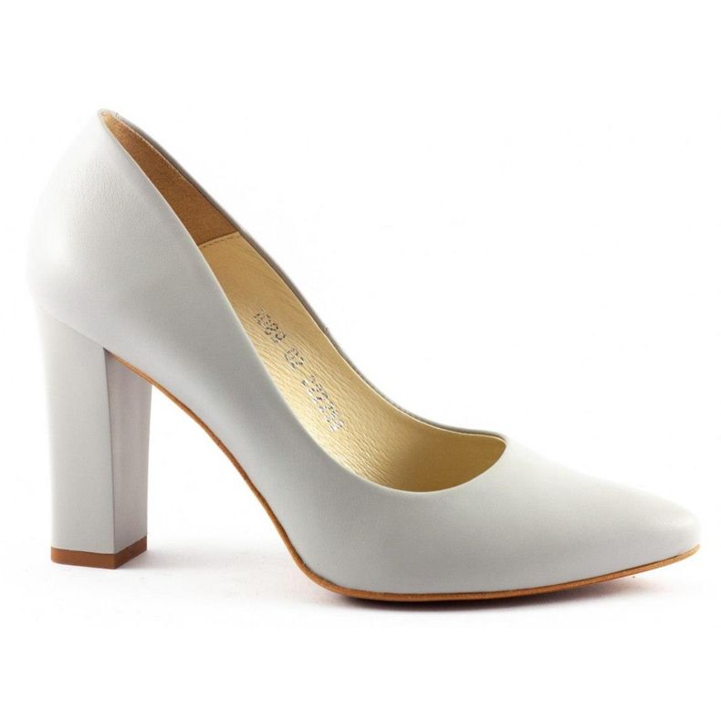 Clasicco Ženske pumpe na post 1089 svijetlo sive boje siva