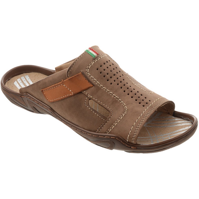 Muške papuče 307 smeđe smeđa