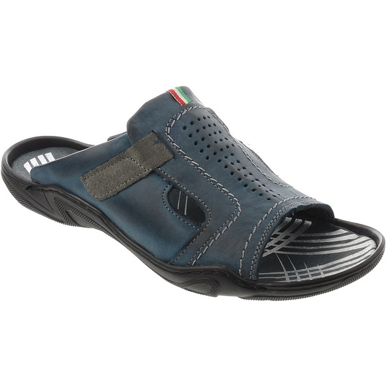 Muške papuče 307 tamnoplave boje mornarsko plava