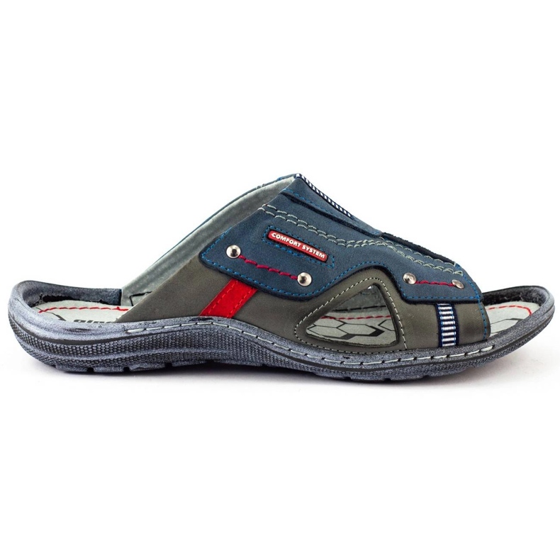 Muške papuče tamnoplave boje 334GT mornarsko plava