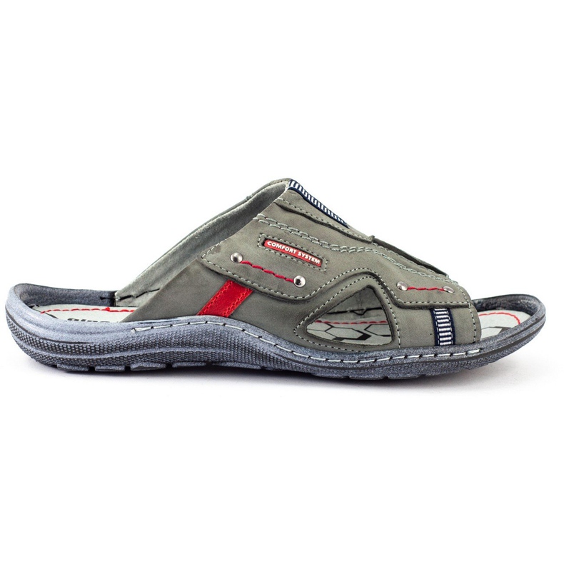 Muške sive papuče 334GT siva