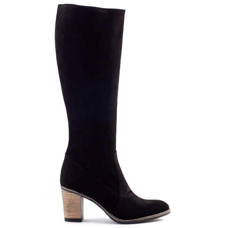 Olivier Crne ženske izolirane čizme na stupu crno