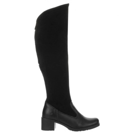 Olivier Tople čizme Agnes s Licemom crna