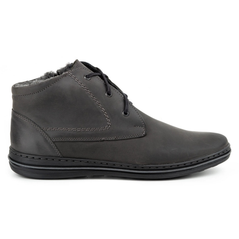 Polbut 339 sivih muških zimskih čizama siva