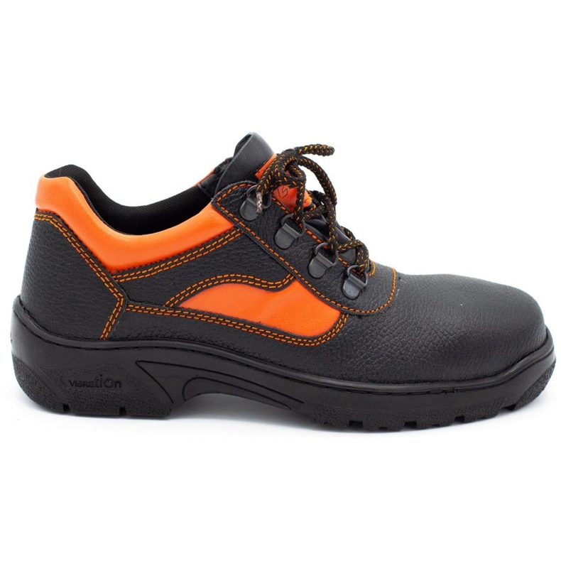 ŁUKPOL Muške radne kratke cipele s kapicom crno