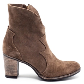 Olivier Lucy bež čizme s visokim potpeticama