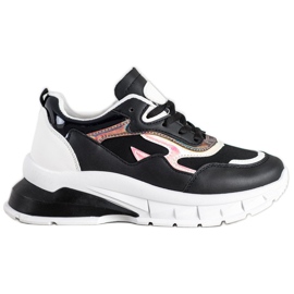 Sweet Shoes Elegantne crne tenisice crna
