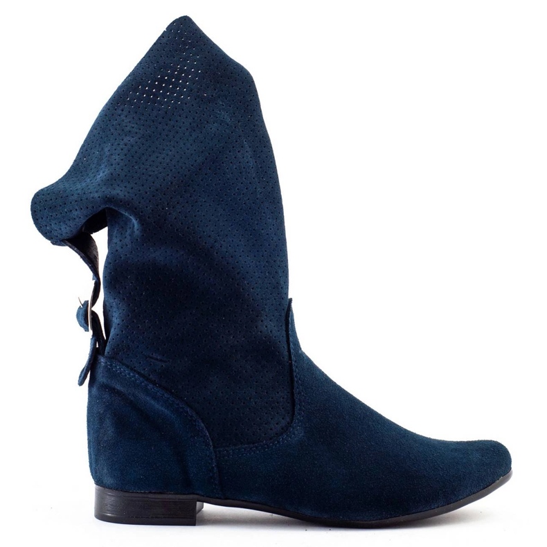 Olivier Ažurne čizme Elena tamnoplave plava