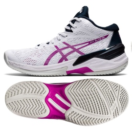 Asics Sky Elite Ff Mt W 1052A023-103 cipele za odbojku bijela bijela