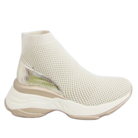 Zlatne HQ209 Zlatne čarape sportske cipele zlatni