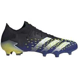 Kopačke adidas Predator Freak.1 L Fg crno-plavo-zelene FY0745 crna