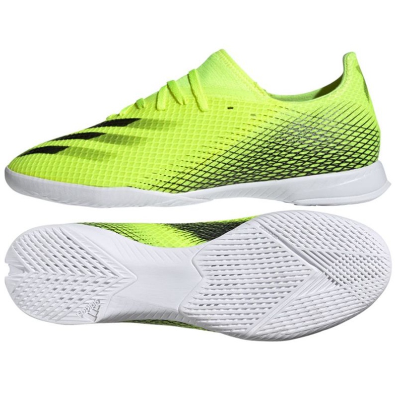 Adidas X Ghosted.3 U M FW6937 kopačke bijela, neon žuta zelena