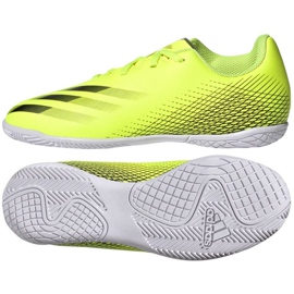 Adidas X Ghosted.4 U kopačkama Jr FW6923 zeleni, žuti neon zelena