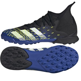 Adidas Predator Freak.3 Tf Jr FY0624 kopačke bijela, tamnoplava, crna crna