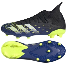 Adidas Predator Freak.3 Fg M FY0610 kopačke za nogomet bijela, crna, kraljevska crna