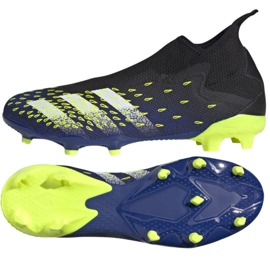 Adidas Predator Freak.3 Ll Fg M FY0617 kopačke bijela, crna, kraljevska crna