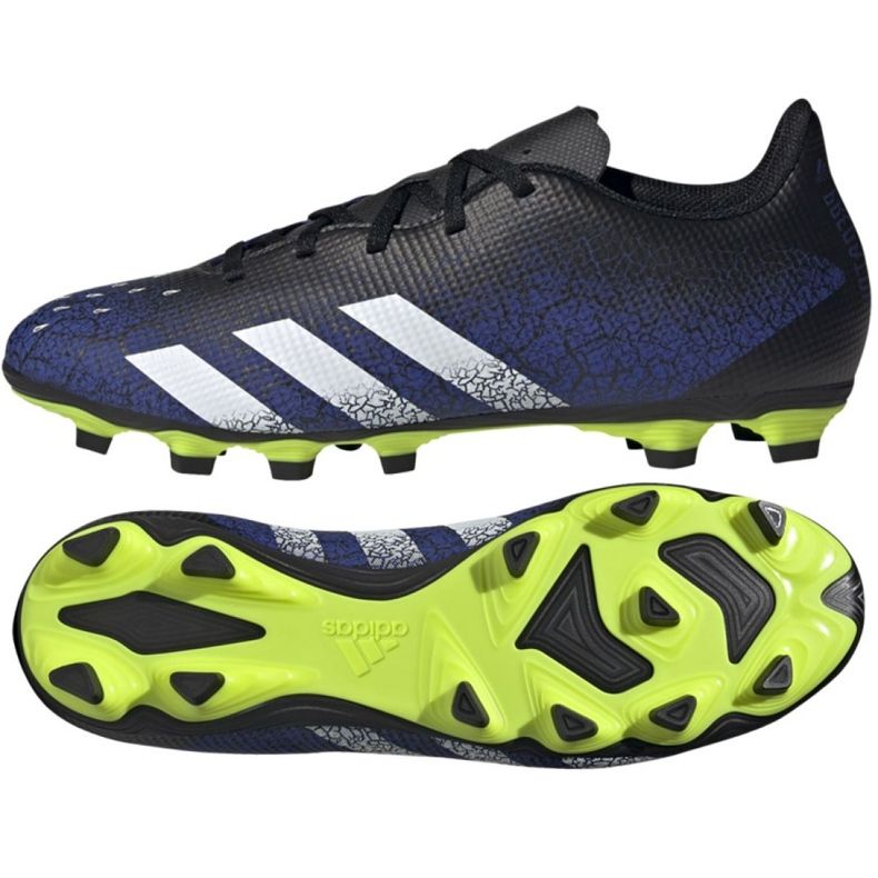 Adidas Predator Freak.4 FxG M FY0625 kopačke bijela, crna, kraljevska crno