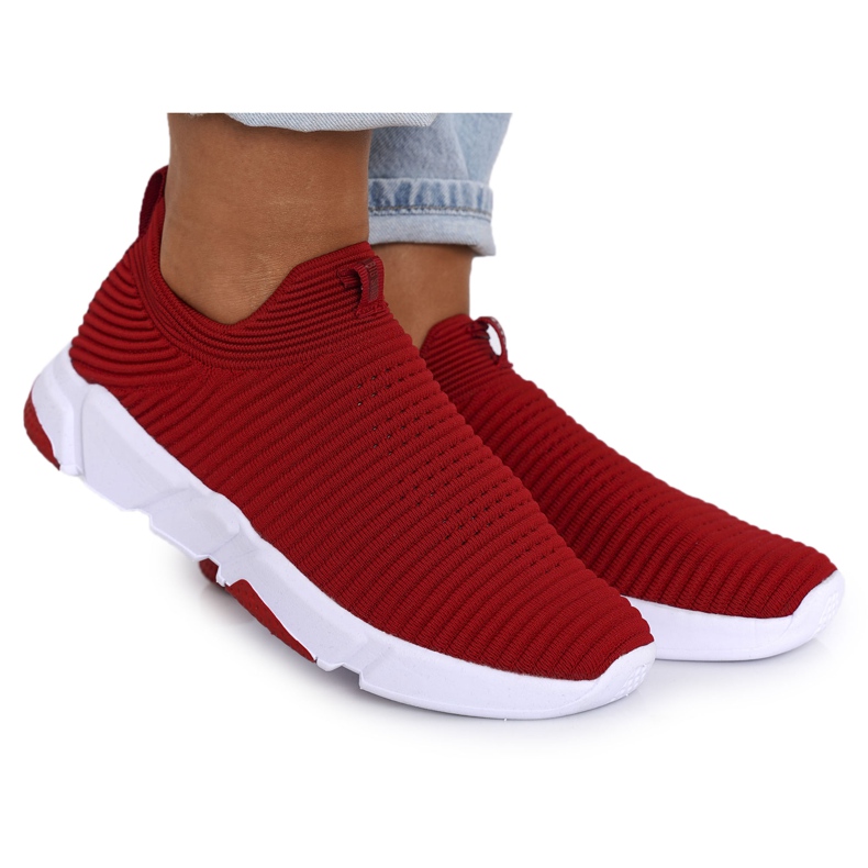 Ženske sportske cipele na klizanje Big Star DD274463 Crvena