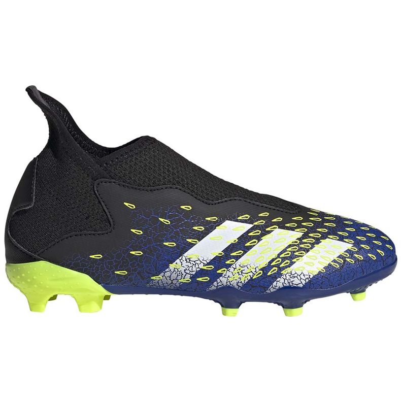 Kopačke adidas Predator Freak.3 Ll Fg crno-zeleno-tamnoplava Junior FY0618