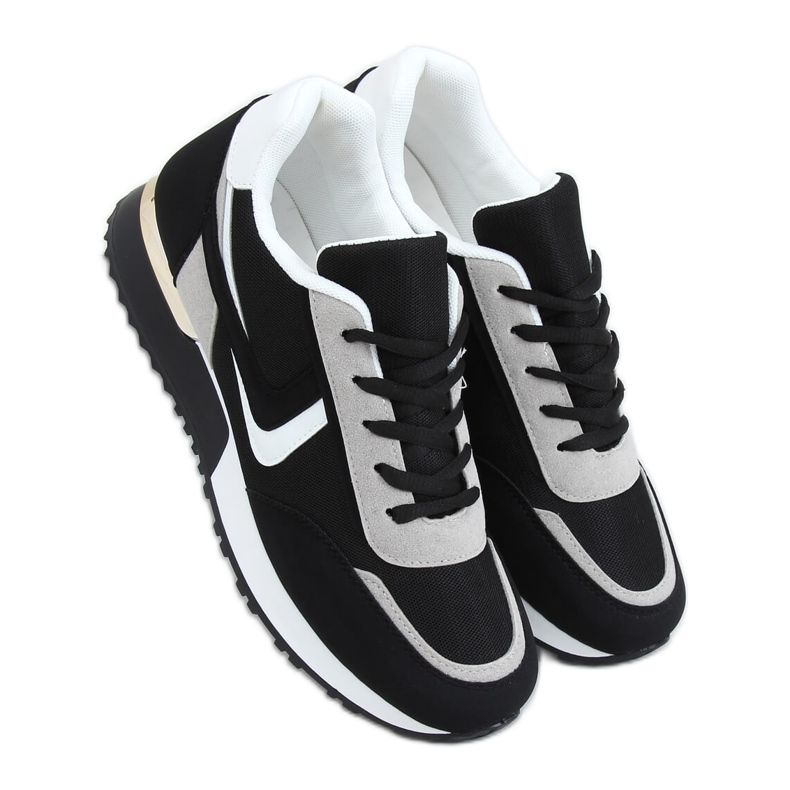 Višebojne VL121P Crne sportske cipele crvena raznobojna