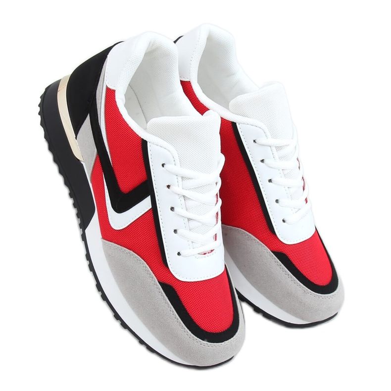 Višebojne VL121P Crvene sportske cipele raznobojna