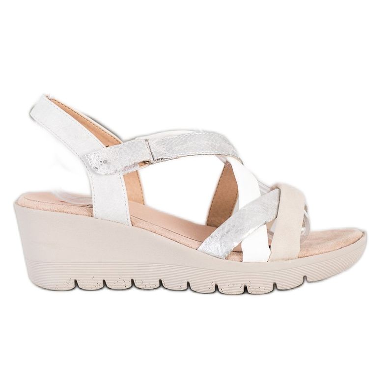 Kylie Lagane sandale s čičak trakom raznobojna