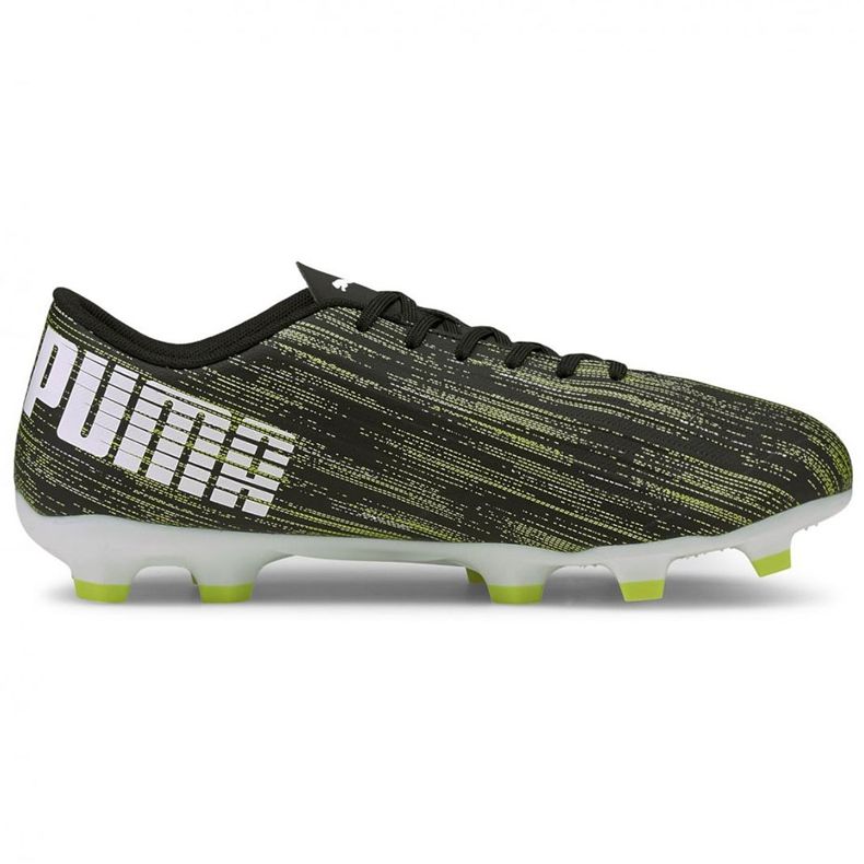 Nogometne cipele Puma Ultra 4.2 Fg Ag crno-zelene 106354 02