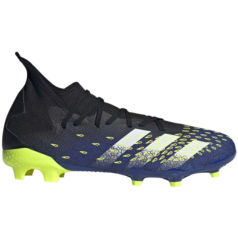 Kopačke adidas Predator Freak.3 Fg crne i plave FY0610 crno crno
