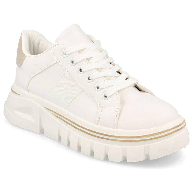 PS1 Ženske tenisice na platformi bijele i bež Riri bijela