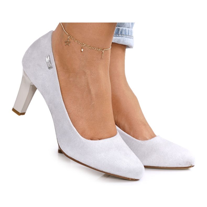 PJ1 Klasične pumpe na stupu od antilopa Siva Eleanor