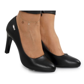 PJ1 Klasične crne crne Eliana pumpe na šipki crna