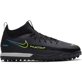 Nike Phantom Gt Academy Df Tf Junior CW6695 090 nogometne cipele crna crna