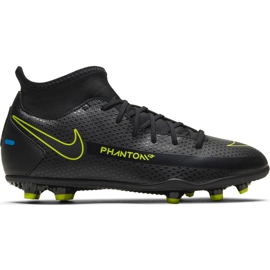 Nike Phantom Gt Club Df FG / MG Junior CW6727 090 nogometne cipele crna crna