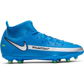 Nike Phantom Gt Club Df FG / MG Jr CW6727-400 nogometne cipele višebojan plava