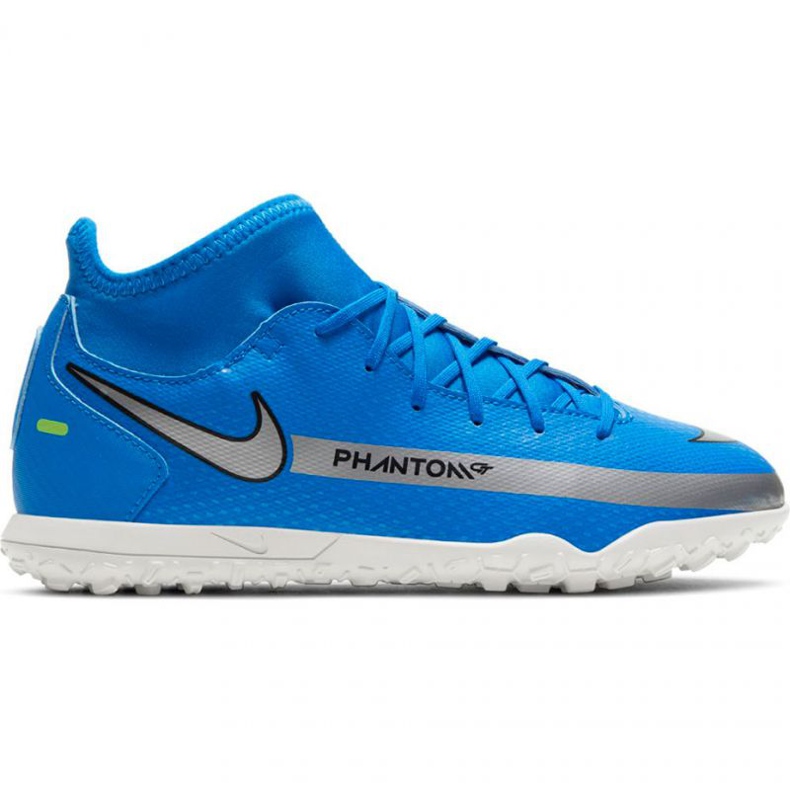 Nike Phantom Gt Club Df Tf Jr CW6729-400 nogometne cipele raznobojna plava