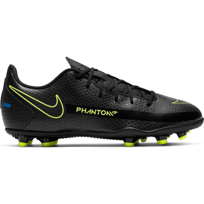 Nike Phantom Gt Club FG / MG Jr CK8479-090 nogometne cipele crno crno
