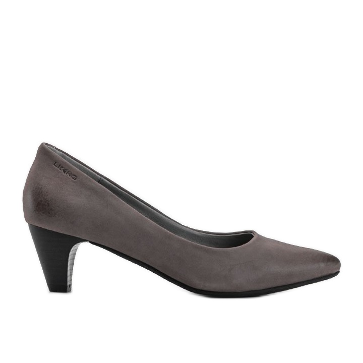 Ženske sive pumpe na Ynisol stupu siva