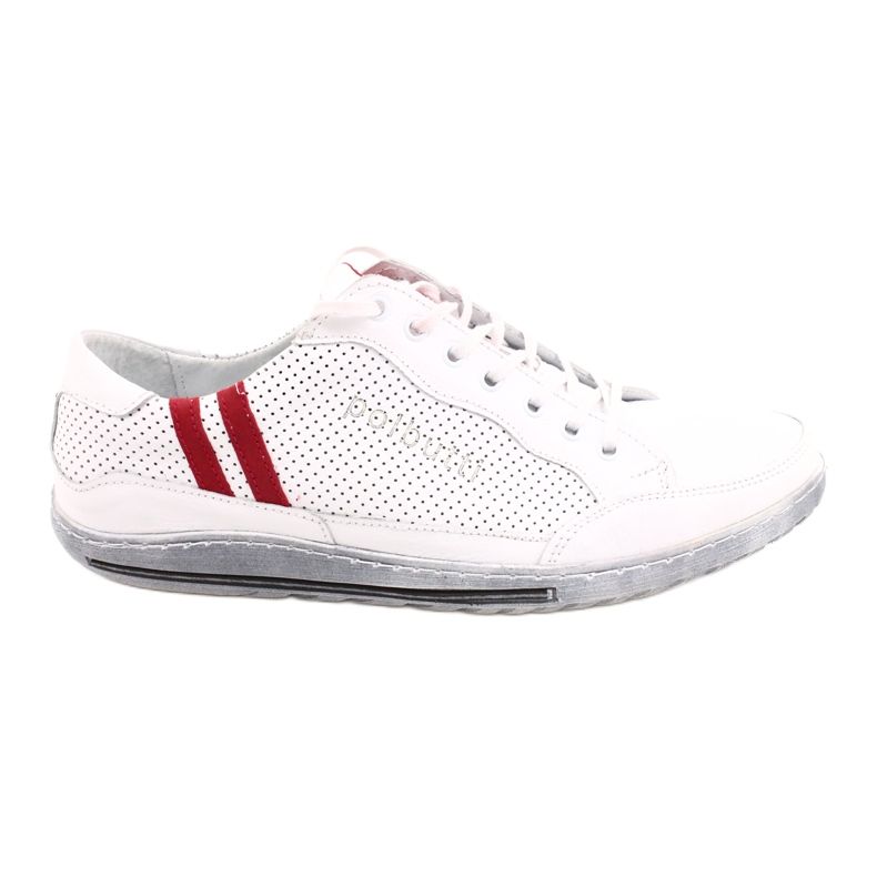 Polbut Bijele casual cipele JOK31 bijela crvena