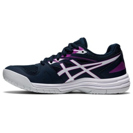 Asics Upcourt 4 W 1072A055 401 odbojkaške cipele crna tamnoplava