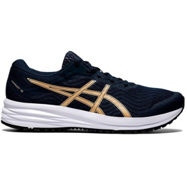 Ženske tenisice za trčanje Asics Patriot 12 tamnoplave 1012A705 403 tamnoplava zlatni
