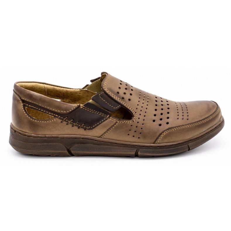 Polbut Muške ljetne cipele J53 smeđe smeđa