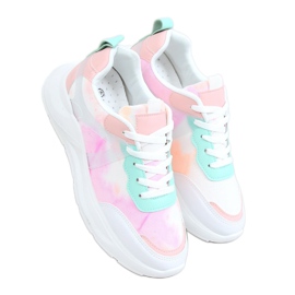 Obojene sportske cipele 6139 Narančasta raznobojna