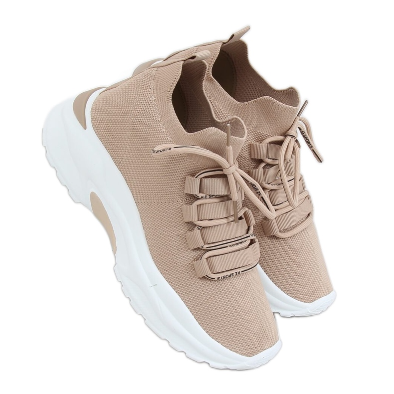 Bež sportske čarape V8043-2 Khaki cipele