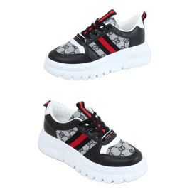 Dizajn crne sportske cipele 205081 Crna višebojan