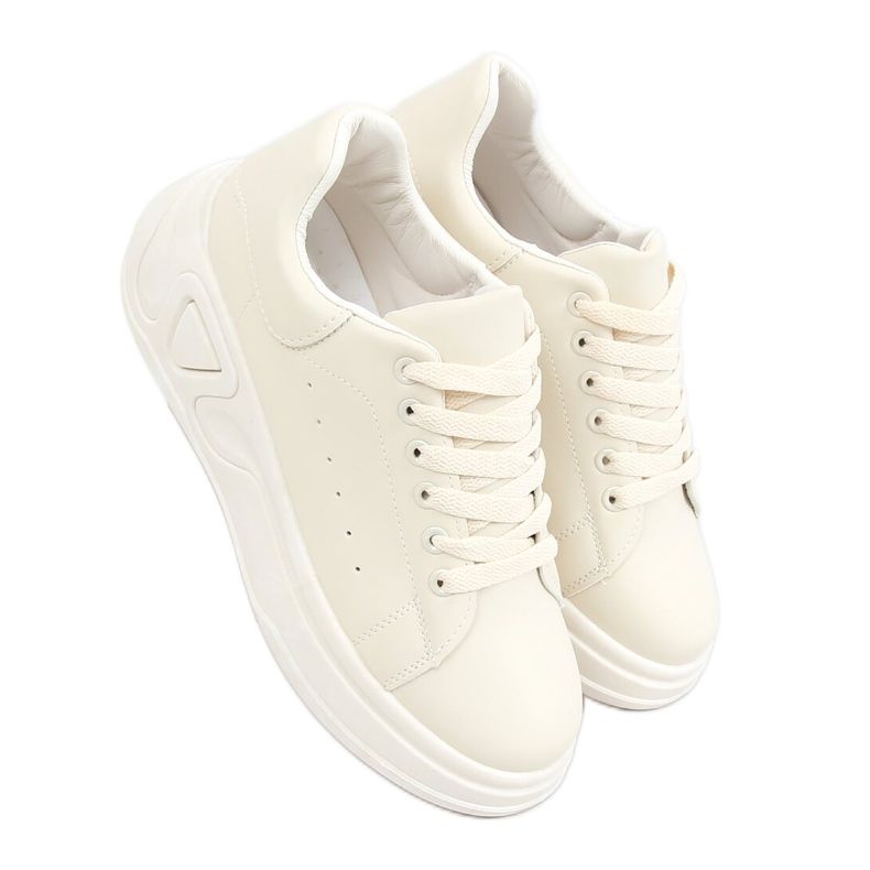 Cipele s visokim potplatom LA158 Bež